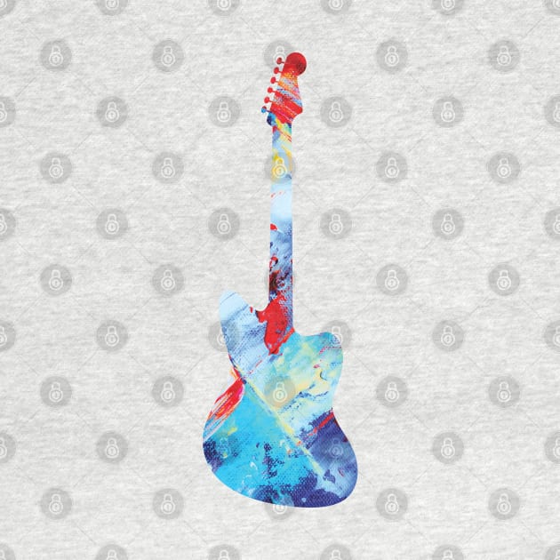 Offset Style Electric Guitar Paint Texture by nightsworthy